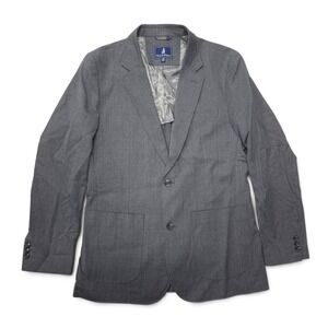 Wool & Prince Gray 2-Button Blazer 40R‎ Tollegno 1900 3DWool Merino Jacket